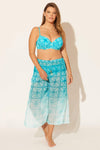 Molly is wearing a 14 suit and L pant, she has a 36DD bust and a 33" waist.
