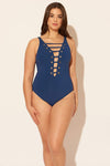 Sara is wearing a 10 suit, she has a 36D bust and a 30.5” waist.