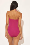 SMOCKED BAND 1 PC - ROUGE