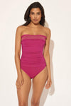 SMOCKED BAND 1 PC - ROUGE
