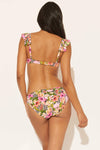 RUCHED BACK BOTTOMS - PINK MULTI