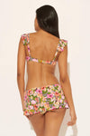 RUFFLE U/W TOP - PINK MULTI