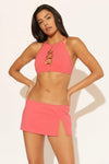 SKIRTED HIPSTER BOTTOMS - WATERMELON
