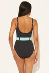 BELTED TANK 1 PC - BLACK