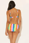 RUCHED BACK BOTTOMS - SUNSET STRIP MULTI