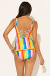 SCOOP NECK TANKINI TOP- MULTI