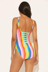 SIDE LACE DOWN TWIST 1 PC - MULTI