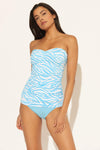 BANDEAU TANKINI TOP - OVERBOARD BLEU MULTI