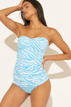 BANDEAU TANKINI TOP - OVERBOARD BLEU MULTI