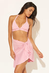 RUFFLE SKIRT - PINK LEMONADE