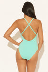 CROSS OVER BACK MESH 1 PC - TURQS & CAICOS