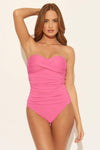TWIST BANDEAU 1 PC - BOUGAINVILLEA PINK