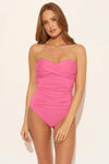 TWIST BANDEAU 1 PC - BOUGAINVILLEA PINK