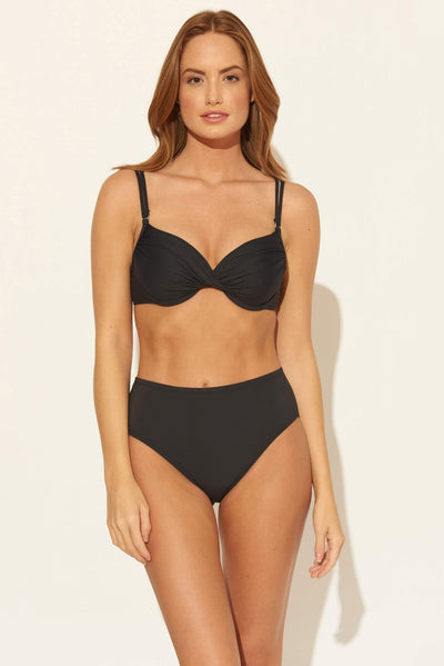 TWISTED U/W TOP - BLACK