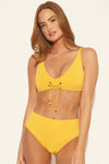 HIGH WAIST BOTTOMS - SUNSET YELLOW
