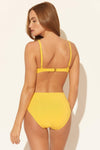 HIGH WAIST BOTTOMS - SUNSET YELLOW