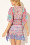 CAFTAN - ROUGE MULTI