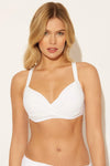 U/W MOLDED TWIST D CUP TOP - WHITE