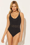 BASKET WEAVE TANK 1 PC - BLACK
