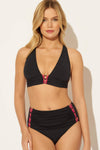 HALTER BRA TOP - BLACK