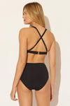 HALTER BRA TOP - BLACK
