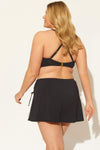 (PLUS) COVER UP SKIRT - BLACK