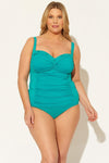 (PLUS) HIGH WAIST BOTTOMS - SEA DIVE