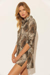 SHIRT DRESS - SNAKE