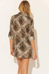 SHIRT DRESS - SNAKE
