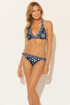 TALL TRIANGLE TOP - NAVY FLORAL