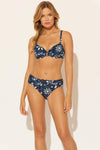 SARONG BOTTOMS - NAVY FLORAL