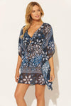 CAFTAN - NAVY FLORAL