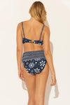 BRALETTE D CUP TOP - NAVY FLORAL