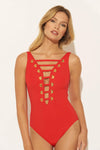 PLUNGE STRAP 1 PC - SCARLET