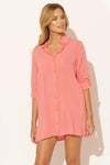 SHIRT DRESS - CORAL REEF