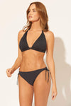 STRING TIE SIDE HIPSTER - BLACK