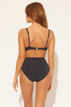 TWIST HIGH WAIST BOTTOMS - BLACK