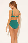 TWIST HIGH WAIST BOTTOMS - TROPIC THUNDER