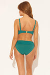 TWIST FRONT OTS BRA D CUP TOP - TROPIC THUNDER