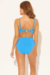 TWIST FRONT OTS BRA D CUP TOP - SKYLINE