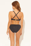 CROSS OVER D CUP BRA - BLACK