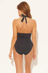PLUNGE HALTER 1 PC BLACK