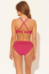CROSS OVER D CUP BRA - ROUGE