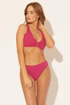 RUCHED BACK BOTTOMS - ROUGE