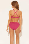 RUCHED BACK BOTTOMS - ROUGE