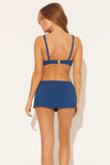 SKIRTED HIPSTER BOTTOMS - NAVY
