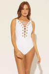 PLUNGE STRAP 1 PC - WHITE/GOLD