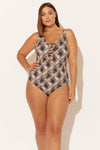 (PLUS) LACE DOWN TWIST 1 PC - SNAKE
