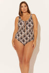 (PLUS) LACE DOWN TWIST 1 PC - SNAKE