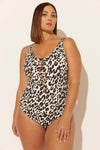 (PLUS) LACE DOWN TWIST 1 PC - CHEETAH